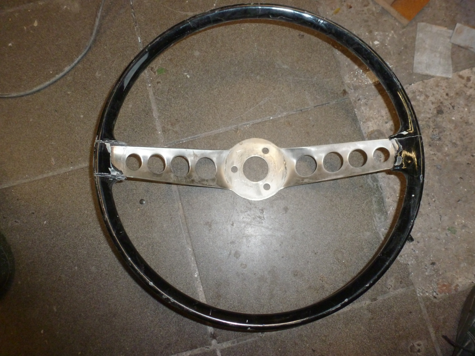 MGA steering wheel