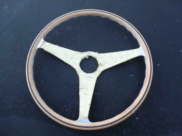 Ferrari 365 GTB Nardi steering wheel with all old clear coat removed